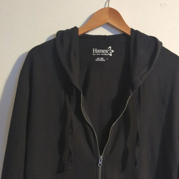 French Terry Zip-Front Hoodie Size XL - Picture 8 of 11